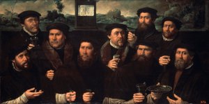阿姆斯特丹射击公司的集体肖像》，1561年。