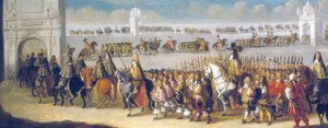 查理二世的骑兵队穿过伦敦城，1661年4月22日》，1662年。  