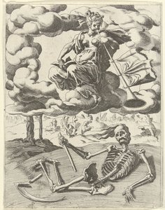 名誉战胜死亡 彼特拉克的胜利（系列标题） 作者 Maarten van Heemskerck（可能）