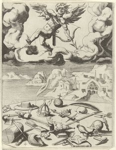 理智的爱战胜世俗的追求
彼特拉克的胜利（丛书名） 作者 Maarten van Heemskerck（可能）