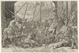 攻占突尼斯，1535 年
查理五世的胜利（系列标题）
Divi Caroli.V.imp.opt.max.victoriae,ex multis praecipuae（系列标题） 作者 马尔滕·范·海姆斯克