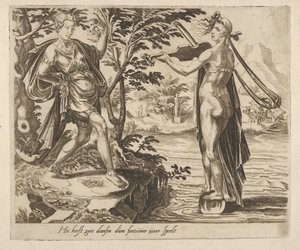 The One to Whom Fortune Is Playing Will Dance Merrily from Six Sayings about Fortune, ca. 1560.
