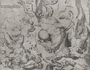 世界与知识和爱一起灭亡，来自《不羁的世界》，板块4...，1550。