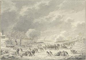 1795 年 1 月，法军在博梅尔附近渡过瓦尔河