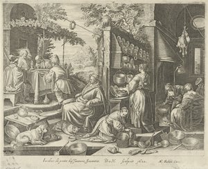 在以马忤斯用餐 作者 哈科波·巴萨诺（Jacopo Bassano）