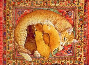 地毯，小猫 作者 迪兹