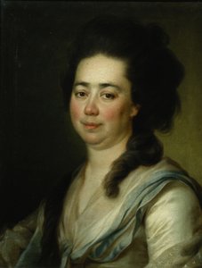 叶卡捷琳娜·安德烈耶夫娜·巴库尼纳的画像，1782年