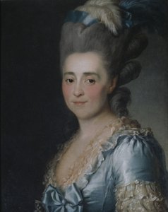 Natalia Ivanovna Melgunova的肖像，1779年