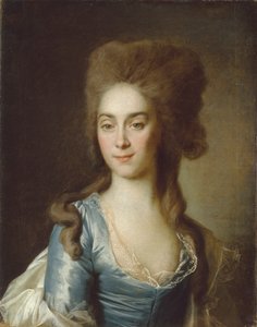 塔蒂亚娜·彼得罗夫娜·拉兹纳托夫斯卡亚（Tatyana Petrovna Raznatovskaya）的画像，内斯·雷兹瓦亚，1781年