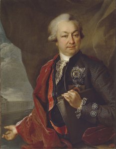 伊凡·伊万诺维奇·舒瓦洛夫伯爵的肖像1727-1797，1790年