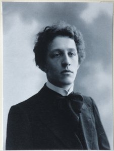 诗人亚历山大·勃洛克（Alexander Blok）肖像1880-1921，1907年