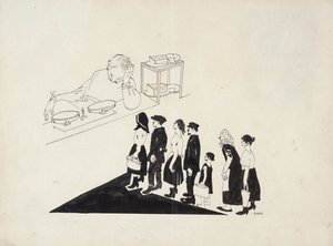 队列，1920。 作者 德米特里（Dmitriy Stakhievich）沼地