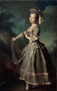Yekaterina Nelidova的肖像，1773年
