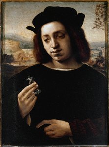 Portrait of Man, known as the Gold - oil on canvas 作者 多梅尼科·吉兰达约（Domenico Ghirlandaio）