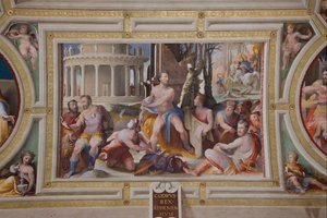 雅典国王克德鲁斯牺牲，希腊和罗马英雄的公共美德，1529年至1535年