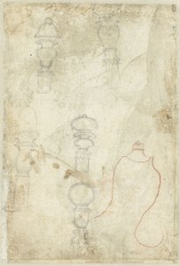 素描按钮 作者 多梅尼科·坎帕尼奥拉（可能）