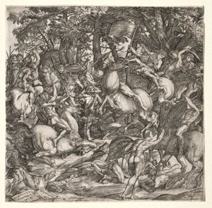 裸体男人战役，1517年。