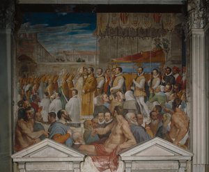 Saint Antoninus的尸体游行，1589年（freso）