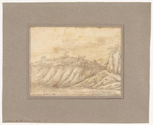 从那不勒斯的 Solfatara di Pozzuoli 望去。