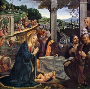 牧羊人的崇拜 作者 多梅尼科·吉兰达约（Domenico Ghirlandaio）