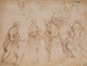 圣母的婚姻 作者 多梅尼科·吉兰达约（Domenico Ghirlandaio）
