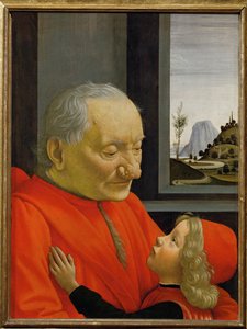 老人和男孩的肖像 - ... 作者 多梅尼科·吉兰达约（Domenico Ghirlandaio）