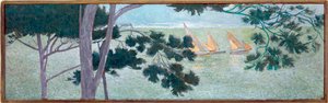 海边的松树，1924年 作者 多梅尼科·格雷罗