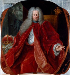 多梅尼科-内格罗内（Domenico Negrone，1672-1736 年）的肖像，1723-1726 年间任热那亚共和国总督。多梅尼科-帕罗迪的画作 作者 Domenico Parodi