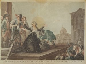法国的伊丽莎白，路易十六的妹妹，于1794年5月10日在断头台上