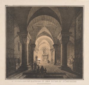 德国著名的中世纪建筑：帝国广场的圣玛格丽特教堂，1819年。