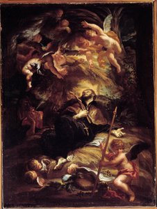 圣弗朗索瓦·泽维尔 (Francois-Xavier) (1506-1552)，西班牙耶稣会传教士 (圣弗朗西斯·泽维尔之死) 绘画多梅尼科·皮奥拉 (1627-1703) Genes，Musei di Strada Nuova (ex Palazzo Bianco)