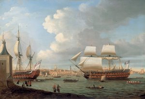 富德罗扬号和贝加塞号进入朴次茅斯港，1782 年