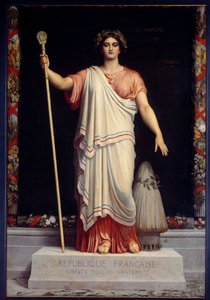 La Republique Allegorie de la Republique Francaise (France) by Dominique Papety (1815-1849) 1848