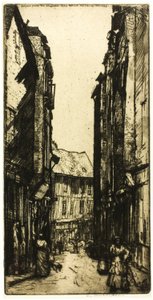 布列塔尼瓦纳 Ruelle des Halles 作者 唐纳德·肖·麦克劳伦
