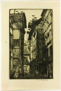 鸽子路，鲁昂 作者 唐纳德·肖·麦克劳伦