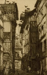 鸽子路，鲁昂 作者 唐纳德·肖·麦克劳伦