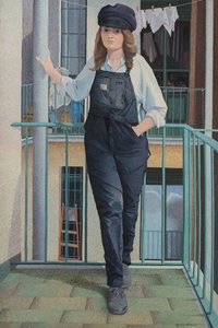 莫妮卡在阳台上 作者 多纳泰拉·梅洛