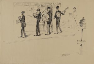 小贩或行进乐队