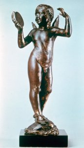 天使与手鼓，1429年 作者 多纳泰洛