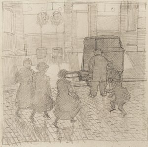 Organ Grinder，c.1914