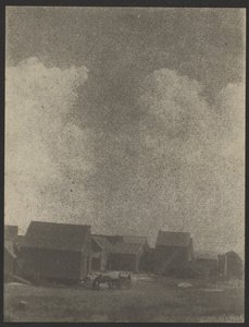 [带马车的农场建筑] 作者 多丽丝·乌尔曼（Doris Ulmann）