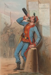 美国1865年--纽约消防队祖尔，1865年。 作者 在上面