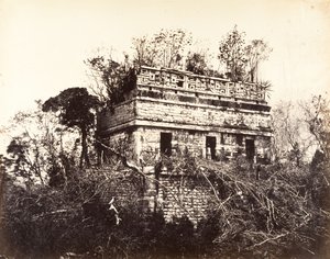 监狱，Chichen-Itza，1857-89。