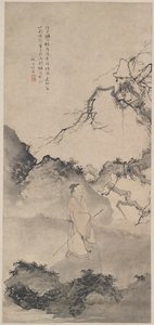 诗人林逋月下徘徊 作者 有劲