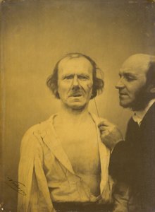 哭泣，左边是怜悯的泪水，右边是放松的脸，1854-1856年，1862年印刷。
