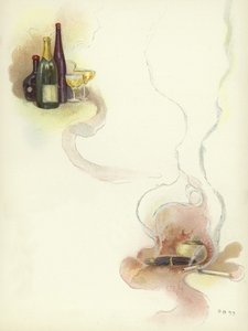 Savoy Hotel酒店的葡萄酒和雪茄 作者 达德利·哈迪