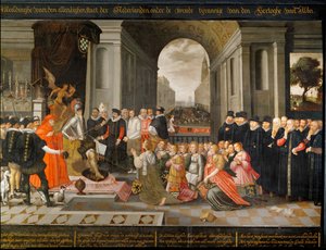 荷兰独立战争期间阿尔巴公爵恐怖统治的寓言故事 作者 荷兰学校