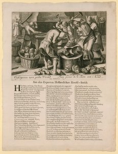 Ceforgeron myn goede vrind。关于继承英国王位的漫画，1688-89 作者 荷兰学校
