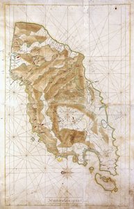1760年的帝汶岛海图 作者 荷兰学校