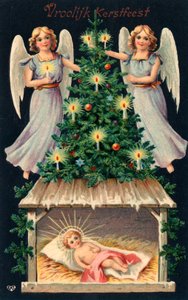 荷兰圣诞贺卡（彩色印刷） 作者 荷兰学校